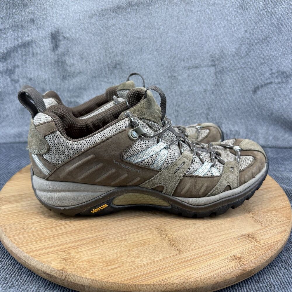Merrell Siren Sport Olive Shoes Womens Size 8 Brown Trail Hiking Sneakers